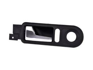 012-3111-11 MANIJA INTERIOR VW GOLF DELANTERA 00-06/JETTA DELANTERA 99-12 NEGRO/CROMO C/HOYO P/SEGURO Y CONTROL ESPEJO IZQ