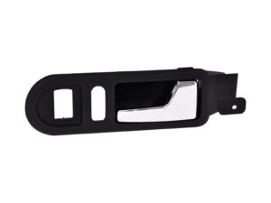 012-3111-14 MANIJA INTERIOR VW GOLF DELANTERA 00-06/JETTA DELANTERA 99-12 NEGRO/CROMO C/HOYO P/SEGURO Y CRISTAL DER
