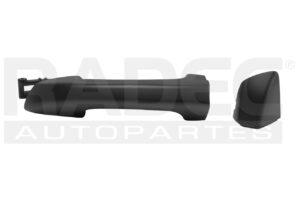 012-3111-18 MANIJA EXTERIOR VW GOLF DELANTERA 10-14/VW PASSAT DELANTERA 12-16 2 Y 4 PUERTAS NEGRA SIN HOYO PARA LLAVE LISA TW DER