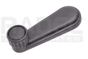 012-3111-32 MANIJA ELEVADOR VW GOLF 88-92/JETTA A2 87-92/POLO 82-94/COMBI 87-03 DELANTERA/TRASERA PERILLA NEGRA PARA TORNILLO PLASTICO NEGRO DER/IZQ