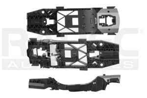 012-3111-34 MANIJA EXTERIOR VW GOLF 12-17 SOLO BASE NEGRA PLASTICO DELANTERA/TRASERA DER HU