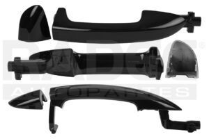 012-3114-04 MANIJA EXTERIOR VW PASSAT DELANTERA/TRASERA 09-14/VW PASSAT DELANTERA/TRASERA 11-14 4 PUERTAS NEGRA SIN HOYO PARA LLAVE CON SENSOR LISA PLASTICO TW DER