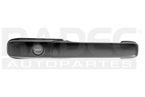 012-3114-06 MANIJA EXTERIOR VW PASSAT AMERICANO 94-97 CON CILINDRO Y LLAVES CORRUGADA NEGRA DELANTERA DER