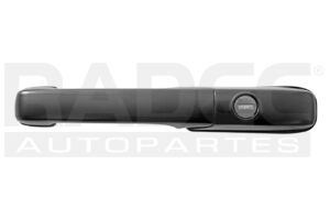 012-3114-07 MANIJA EXTERIOR VW PASSAT AMERICANO 94-97 CON CILINDRO Y LLAVES CORRUGADA NEGRA DELANTERA IZQ