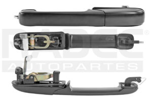 012-3114-09 MANIJA EXTERIOR VW PASSAT AMERICANO 94-97 CORRUGADA NEGRA TRASERA IZQ