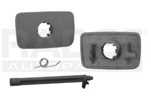 012-3115-33 MANIJA INTERIOR VW POINTER 00-05 CON HOYO PARA GUANTERA GRIS PLASTICO