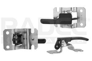 012-3117-04 MANIJA INTERIOR VW SEDAN 71-03 CON BASE CORRUGADA NEGRA PLASTICO DELANTERA DER