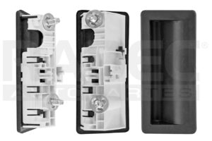 012-3121-01 MANIJA EXTERIOR VW TOUAREG 11-17/TIGUAN 09-18/JETTA GLI 11-18 ELECTRICA 1 PIEZA 2 PINS NEGRA PLASTICO 5A PUERTA