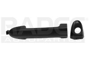 012-3404-05 MANIJA EXTERIOR HY SANTA FE DELANTERA 07-12 5 PUERTAS NEGRA CON HOYO PARA LLAVE LISA PARA PINTAR PLASTICO TW IZQ