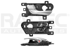 012-3404-17 MANIJA INTERIOR HY SANTA FE 17-19 PLATA PLASTICO DELANTERA IZQ