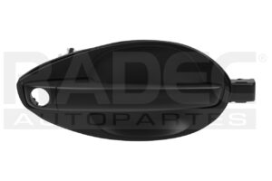 012-3406-00 MANIJA EXTERIOR HY TIBURON DELANTERA 03-08 NEGRO CON HOYO PARA LLAVE LISA PLASTICO TW DER