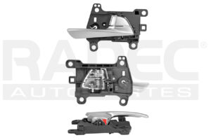 012-3409-00 MANIJA INTERIOR HY TUCSON 16-20 PLATA PLASTICO DELANTERA DER