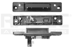 012-3502-06 MANIJA EXTERIOR KI SPORTAGE 03-09 SOLO REPUESTO CORRUGADA NEGRA PLASTICO 5A PUERTA