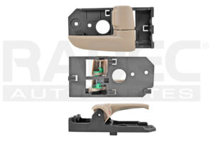 012-3504-04 MANIJA INTERIOR KI SPECTRA 05-09 BEIGE PLASTICO DELANTERA/TRASERA DER