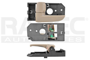 012-3504-05 MANIJA INTERIOR KI SPECTRA 05-09 BEIGE PLASTICO DELANTERA/TRASERA IZQ
