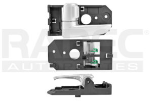 012-3504-07 MANIJA INTERIOR KI SPECTRA 05-09 PLATA PLASTICO DELANTERA/TRASERA IZQ