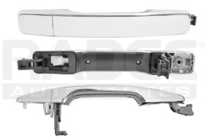 012-3508-08 MANIJA EXTERIOR KI SOUL 16-19 SIN SENSOR CROMADA PLASTICO TRASERA DER