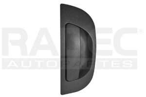 012-4302-01 MANIJA EXTERIOR AR 147 HATCHBACK 00-10 CORRUGADA NEGRA PLASTICO TRASERA IZQ