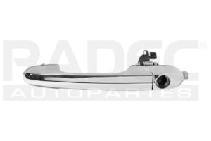 012-4302-03 MANIJA EXTERIOR AR 147 00-10 CON HOYO PARA LLAVE CROMADA PLASTICO DELANTERA IZQ