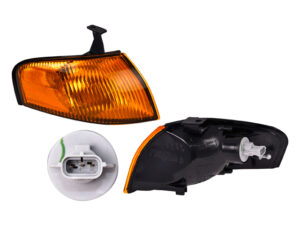 CUPR396 CUARTO PUNTA MAZDA PROTEGE 323 97-98 AMBAR C/FOCO RH RADEC