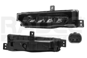 015-0317-09 FARO NIEBLA BW X3 18-19 NEGRO C/LEDS DEPO IZQ