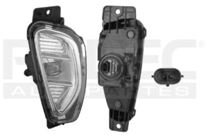 015-1209-16 FARO NIEBLA FD ESCAPE TITANIUM 20-22 C/LEDS DEPO DER