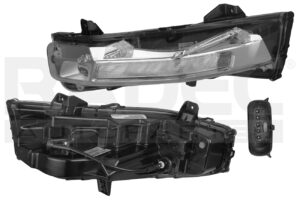 015-1228-23 FARO NIEBLA FD MUSTANG 18-21 C/LEDS DEPO IZQ
