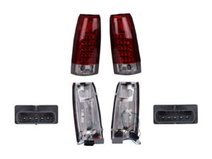 016-0615-06 JGO CALAVERAS CV CHEYENNE/CUSTOM/SIERRA 92-98/SUBURBAN 92-99 BLANCO/ROJO EE LED