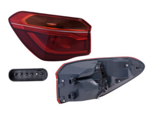017-0318-07 CALAVERA EXTERIOR BM X1 16-19 S/LEDS C/FOCO DEPO IZQ
