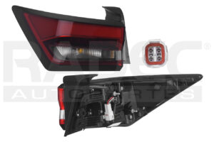017-0604-33 CALAVERA EXTERIOR CV AVEO 24 4 PUERTAS C/LEDS ORIGINAL IZQ