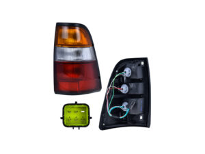 CALR42 CALAVERA CHEV LUV DOBLE CAB 97-01 RH ROJO/BCO/AMB RADEC