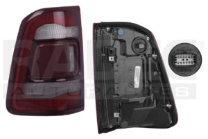 017-0916-49 CALAVERA DG RAM 1500/2500 19-22 FILO ROJO S/SENSOR PUNTO CIEGO C/LEDS DEPO IZQ