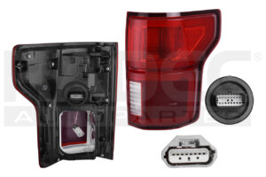 017-1215-52 CALAVERA FD F-150/LOBO 18-20 C/SENSOR PUNTO CIEGO C/LEDS TYC DER
