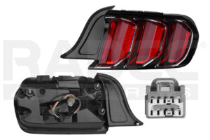 017-1228-22 CALAVERA FD MUSTANG 15-17 FILO CROMADO C/LEDS DEPO DER