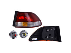 CALR190 CALAVERA HONDA ACCORD 01-02 4P ROJO/BCO EXT RH RADEC