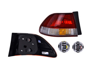 CALR189 CALAVERA HONDA ACCORD 01-02 4P ROJO/BCO EXT LH RADEC