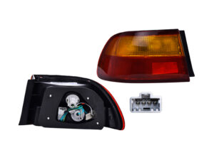 CALR457 CALAVERA HONDA CIVIC 92-95 ROJO/AMBAR EXT LH RADEC