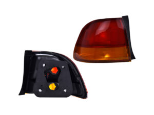 017-1302-51 CALAVERA EXTERIOR HD CIVIC 96-98 4 PUERTAS AMBAR/ROJO S/ARNES TYC IZQ