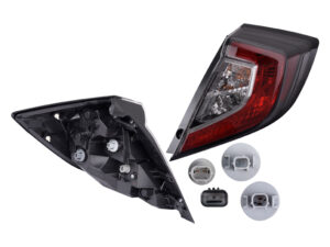 017-1302-C6 CALAVERA EXTERIOR HD CIVIC TYPE R 17-20 5 PUERTAS C/LEDS DEPO DER