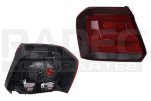 017-3110-41 CALAVERA VW GOL 17-20 5 PUERTAS OBSCURA ROJO/BLANCO CN IZQ