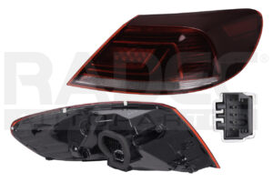 017-3114-36 CALAVERA EXTERIOR VW PASSAT CC 13-15 C/LEDS S/FOCO DEPO DER