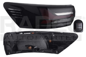 017-3137-09 CALAVERA EXTERIOR VW VIRTUS 23-24 C/LEDS ORIGINAL IZQ