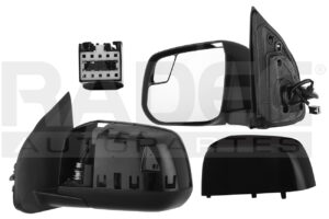 018-0616-29 ESPEJO CV COLORADO 16-22 ELECTRICO C/PUNTO CIEGO P/PINTAR 3 PINES IZQ