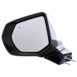 018-0642-41 ESPEJO CV SUBURBAN 21-23 ELECTRICO E/ABATIBLE C/DESEMPANANTE C/DIRECCIONAL C/MEMORIA C/LUZ INFERIOR C/SENSOR DE PROXIMIDAD CROMADO 14 PINES PREMIUM IZQ