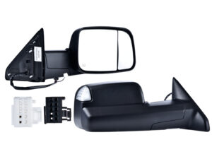 ESP1094 ESPEJO DODGE RAM PU 09-16 4000 NEGRO/ELECTRICO C/DESEMPA?ANTE/DIRECCIONAL/LUZ INF RH