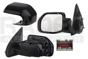 018-1260-01 ESPEJO FD MAVERICK 22-23 ELECTRICO C/DESEMPANANTE C/SENSOR DE PROXIMIDAD P/PINTAR IZQ