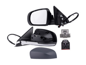 018-1604-17 ESPEJO JP COMPASS 18-20 ELETRICO C/LUZ INFERIOR E/ABATIBLE P/PINTAR 4X2/4X4 LIMITED PREMIUM/TRAILHAWK L4 4 CILINDROS 2.4L 5 PUERTAS IZQ