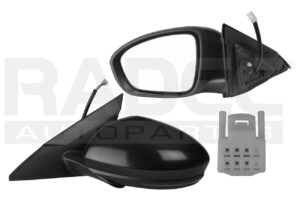 018-2302-45 ESPEJO NS ALTIMA 19-22 ELECTRICO C/DESEMPANANTE C/DIRECCIONAL P/PINTAR BASE LISA IZQ