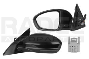 018-2302-47 ESPEJO NS ALTIMA 19-22 ELECTRICO C/DESEMPANANTE C/DIRECCIONAL P/PINTAR BASE NEGRA IZQ