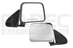 018-2305-18 ESPEJO NS D21 94-08 MANUAL CROMADO E/LE/XE/SE/BASE L4/V6 4/6CILINDROS 2.3/2.4/2.6/3.0L 2/4 PUERTAS DER